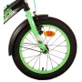 Volare Thombike Bicicletta per bambini - Ragazzi - 16 pollici - Nera Verde - Due freni a mano