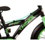 Volare Thombike Bicicletta per bambini - Ragazzi - 16 pollici - Nera Verde - Due freni a mano