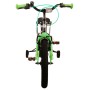 Volare Thombike Bicicletta per bambini - Ragazzi - 16 pollici - Nera Verde - Due freni a mano