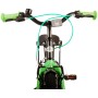 Volare Thombike Bicicletta per bambini - Ragazzi - 16 pollici - Nera Verde - Due freni a mano