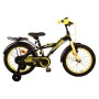 Volare Thombike Bicicletta per bambini - Ragazzi - 16 pollici - Nero Giallo - Due freni a mano