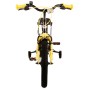 Volare Thombike Bicicletta per bambini - Ragazzi - 16 pollici - Nero Giallo - Due freni a mano