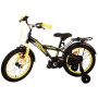 Volare Thombike Bicicletta per bambini - Ragazzi - 16 pollici - Nero Giallo - Due freni a mano