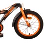 Volare Thombike Bicicletta per bambini - Ragazzi - 16 pollici - Nero Arancione - Due freni a mano