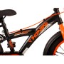 Volare Thombike Bicicletta per bambini - Ragazzi - 16 pollici - Nero Arancione - Due freni a mano