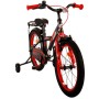 Bicicletta per bambini Volare Thombike - Ragazzi - 18 pollici - Nera Rossa