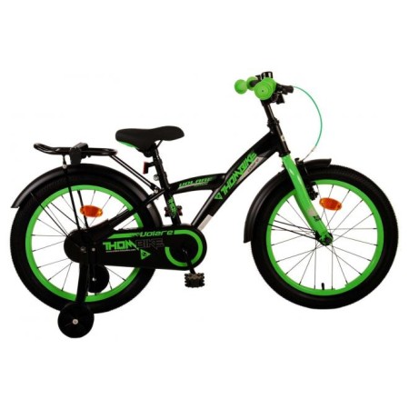 Bicicletta per bambini Volare Thombike - Ragazzi - 18 pollici - Nero Verde