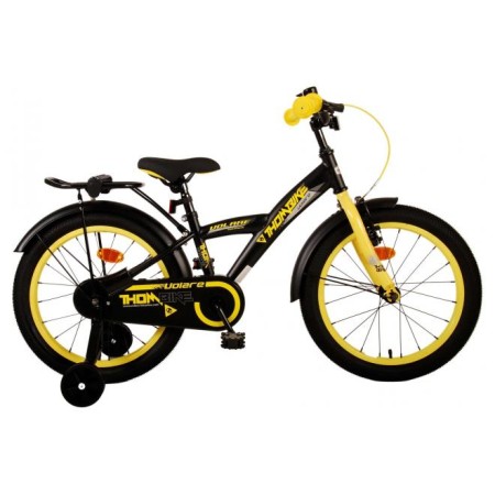 Bicicletta per bambini Volare Thombike - Ragazzi - 18 pollici - Nero Giallo